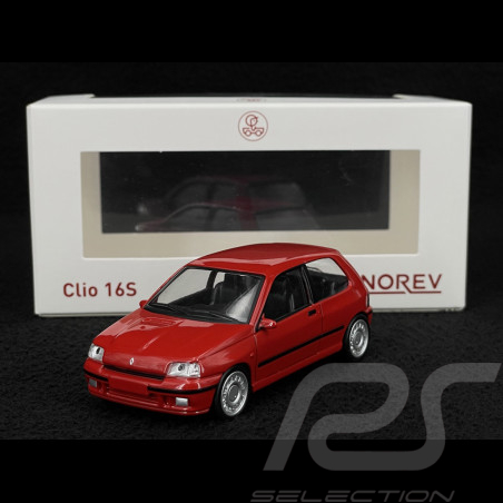 Renault Clio 16S 1991 Rojo 1/43 Norev Jet Car 517523