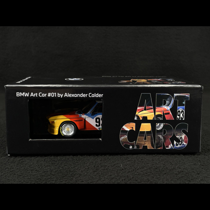 BMW 3.0 CSL n° 93 24h Le Mans 1975 Art Car Alexander Calder 1/43