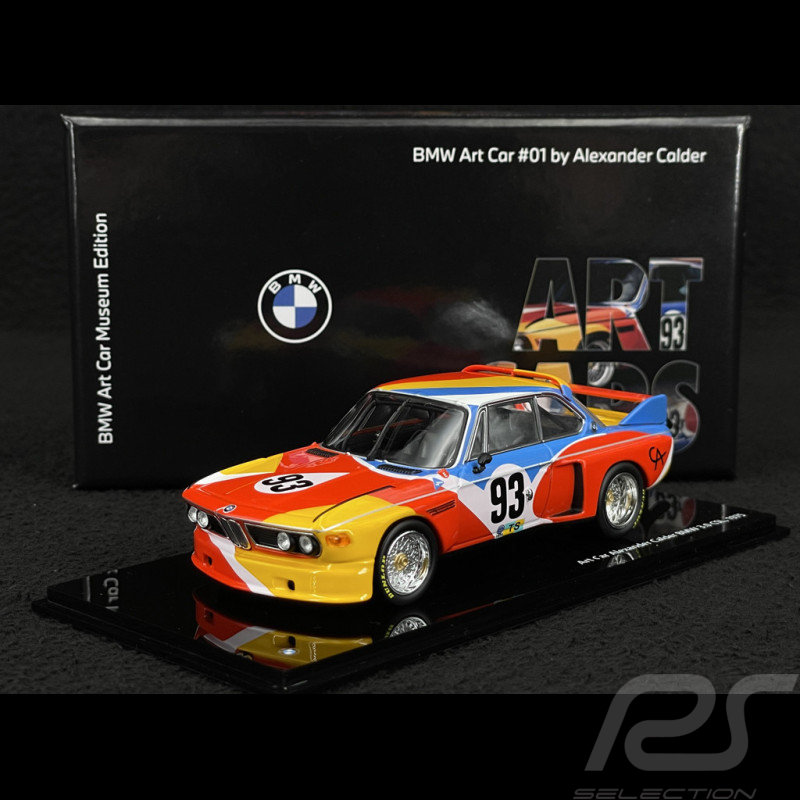 BMW 3.0 CSL n° 93 24h Le Mans 1975 Art Car Alexander Calder 1/43 Norev 80425B54CD1