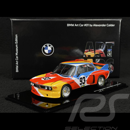 BMW 3.0 CSL n° 93 24h Le Mans 1975 Art Car Alexander Calder 1/43 Norev 80425B54CD1