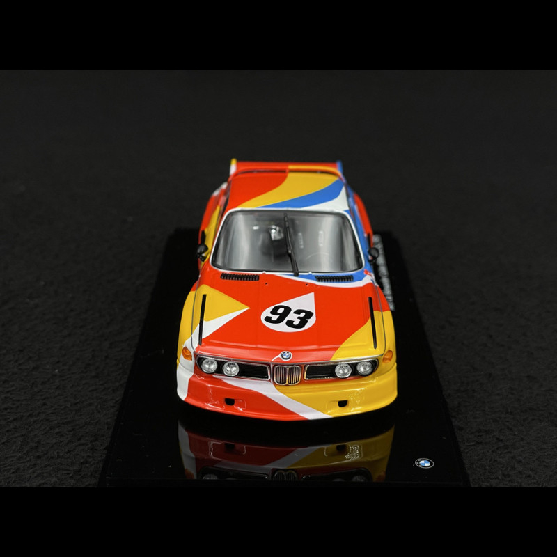 BMW 3.0 CSL n° 93 24h Le Mans 1975 Art Car Alexander Calder 1/43