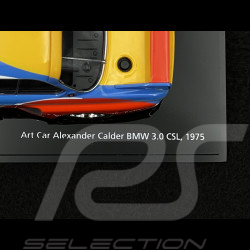 BMW 3.0 CSL n° 93 24h Le Mans 1975 Art Car Alexander Calder 1/43 Norev 80425B54CD1