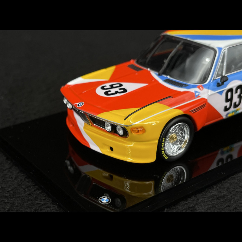 BMW 3.0 CSL n° 93 24h Le Mans 1975 Art Car Alexander Calder 1/43