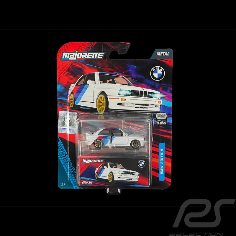 BMW M3 Blanco / Rayas Tricolores 1/64 Majorette 8502101003