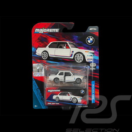 BMW 2002 Turbo Blanco / Rayas Tricolores 1/64 Majorette 8502101003