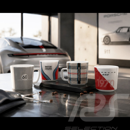 Lot de 4 Tasses Porsche 911 Officielles Expresso