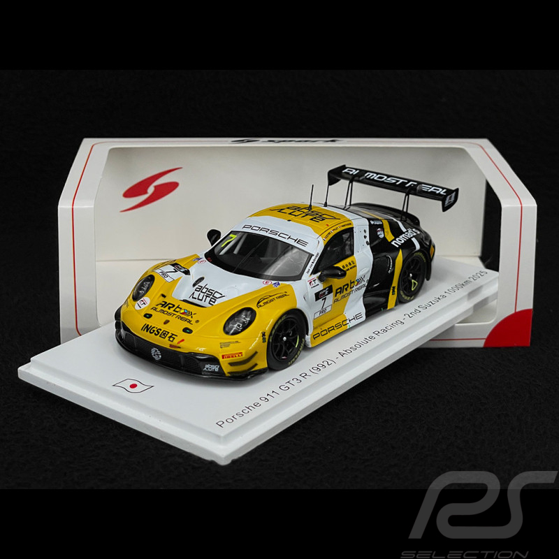 Porsche 911 GT3 R Type 992 n° 7 2nd 1000km Suzuka 2025 1/43 Spark SJ185