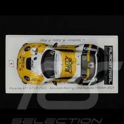 Porsche 911 GT3 R Type 992 n° 7 2ème 1000km Suzuka 2025 1/43 Spark SJ185