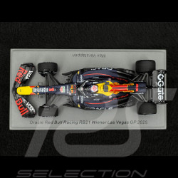 Max Verstappen Red Bull RB21 n° 1 Sieger GP Las Vegas 2025 F1 mit Pit Board 1/43 Spark S9669