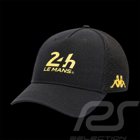 24h Le Mans Cap Kappa Schwarz / Gelb 322H18W-A0C - Unisex