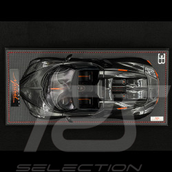 Bugatti W16 Mistral World Record Car 2024 Carbon Black / Orange 1/18 MR Collection BUG015WR