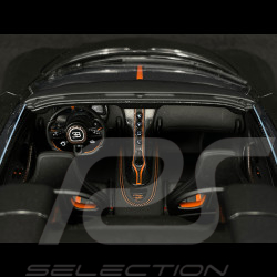 Bugatti W16 Mistral World Record Car 2024 Carbon Schwarz / Orange 1/18 MR Collection BUG015WR