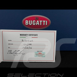 Bugatti W16 Mistral World Record Car 2024 Negro Carbón / Naranja 1/18 MR Collection BUG015WR