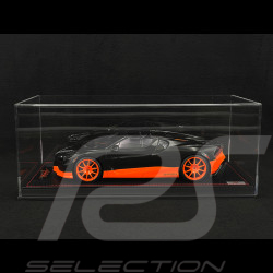 Bugatti W16 Mistral World Record Car 2024 Noir Carbone / Orange 1/18 MR Collection BUG015WR