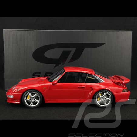Porsche 911 Turbo S Tipo 993 1997 Rojo Indio 1/12 GT Spirit GT556