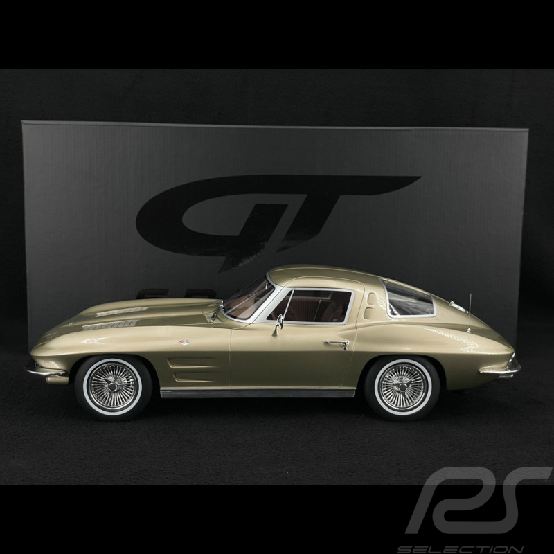 Chevrolet Corvette C2 Sting Ray 1963 Saddle Tan 1/12 GT Spirit GT1004