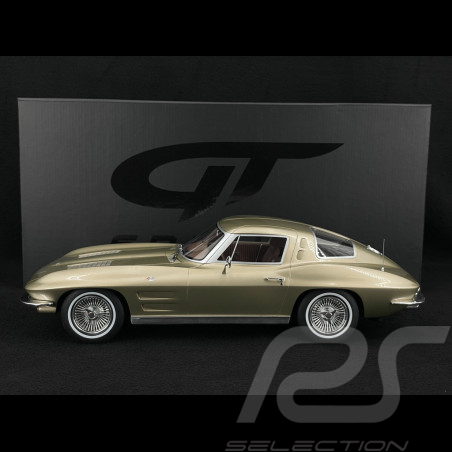 Chevrolet Corvette C2 Sting Ray 1963 Saddle Tan 1/12 GT Spirit GT1004