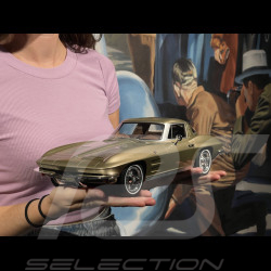 Chevrolet Corvette C2 Sting Ray 1963 Saddle Tan 1/12 GT Spirit GT1004