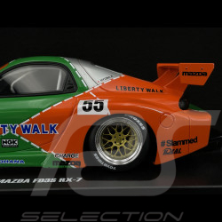 Mazda RX-7 FD3S LB-Works Super Silhouette 2024 Green / Orange 1/18 GT Spirit GT568