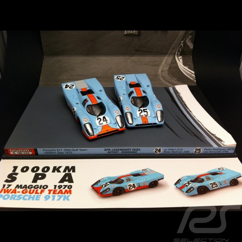 Set Porsche 917 K Spa 1970 1/43 Brumm AS60 Set Porsche 917 K Spa 1970 1/43 Brumm AS60