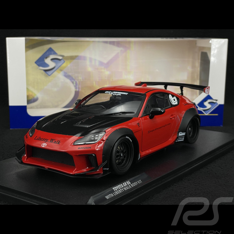 Toyota GR86 Liberty Walk Bodykit 2024 Rot 1/18 Solido S1813605