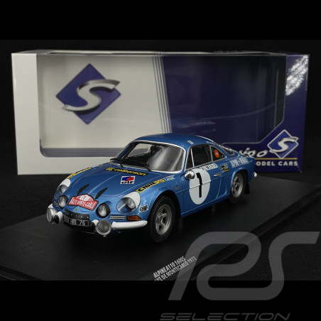 Alpine A110 1600S n° 1 Monte Carlo Rally 1972 1/18 Solido S1804210