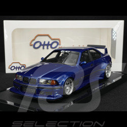 BMW E36 LTO Sedan Turbo Khyzyl Saleem 2023 Avus Blue 1/18 Ottomobile OT1174