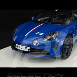 Alpine A110 S Trackside n° 14 2021 Blue / Red / Black 1/18 Norev 185331
