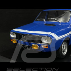 Renault 12 Gordini 1971 Bleu de France / Bandes Blanches 1/18 Norev 185248