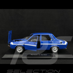 Renault 12 Gordini 1971 Blau de Frankreich / Weiße Streifen 1/18 Norev 185248