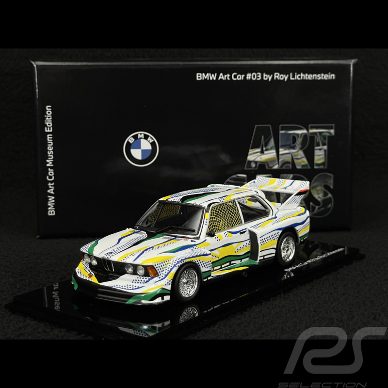 BMW 320i E21 Turbo Gr.5 n° 50 9th 24h Le Mans 1977 Art Car Roy Lichtenstein 1/43 Norev 80425B54CD2