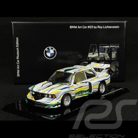 BMW 320i E21 Turbo Gr.5 n° 50 9ème 24h Le Mans 1977 Art Car Roy Lichtenstein 1/43 Norev 80425B54CD2