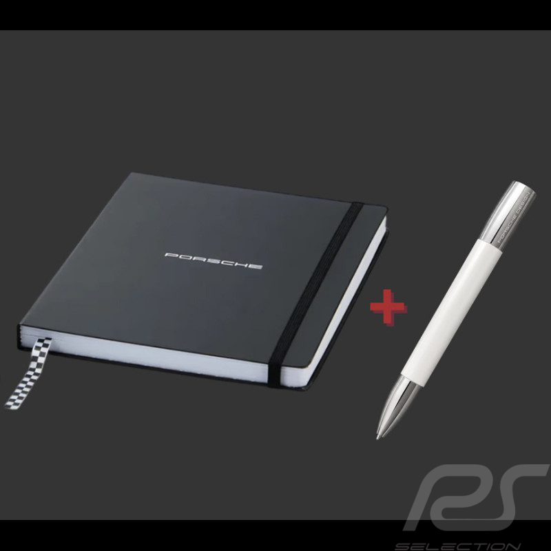 Carnet Porsche Pepita et Stylo Porsche Design