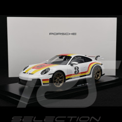 Porsche 911 GT3 Type 992.2 2025 Andial Livery White / Red / Yellow 1/18 Spark WAP02154526GT3