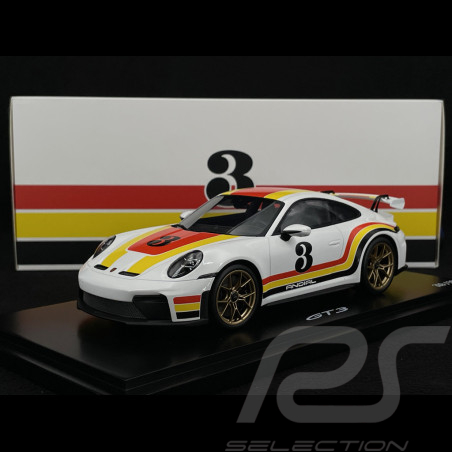 Porsche 911 GT3 Type 992.2 2025 Andial Livery White / Red / Yellow 1/18 Spark WAP02154526GT3