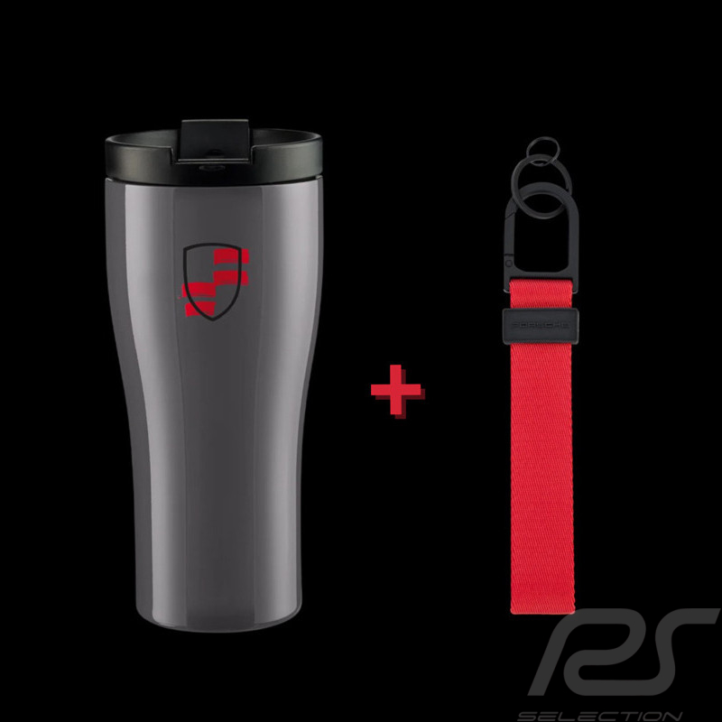 Porsche Thermos Mug and Porsche Keyring 911 GT3 S/C