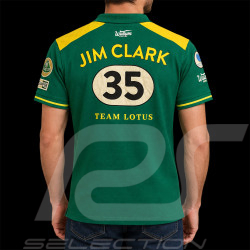 Jim Clark Poloshirt Ollon-Villars 1965 Grün Rennen - Herren