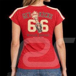 Get Kicks 66 T-Shirt Rot - Damen