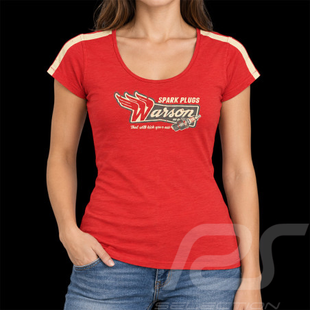 T-Shirt Get Kicks 66 Rouge - Femme