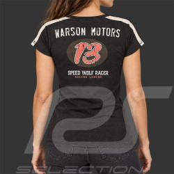 Speed ​​Wolf T-Shirt n° 13 Carbonschwarz - Damen