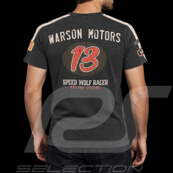 T-Shirt Speed Wolf n° 13 Noir Carbone - Homme