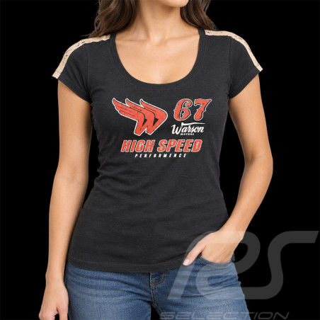 67 Wings T-shirt Vintage design Warson Anthrazitgrau - Damen