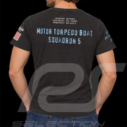 T-shirt Crow Lucky Torpedo US Navy Carbon black 17101 - Men