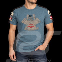 T-shirt Jo Siffert DFV 1968 Bleu Pétrole - Homme