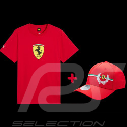 Ferrari T-shirt and Ferrari Hat F1 Team Leclerc / Hamilton