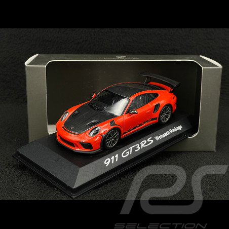 Porsche 911 GT3 RS Type 991.2 2018 Pack Weissach Orange Fusion 1/43 Minichamps WAP0201620J