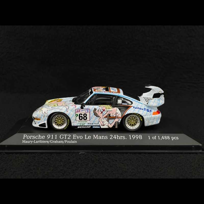 PORSCHE GT2 EVO, Le Mans 24h 1997 トイラジコン Porsche 911 GT2 Evo n° 68 24h Le Mans 1998 1/43 Minichamps 430986768