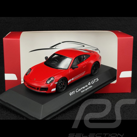 Porsche 911 Carrera 4 GTS Type 991.2 n° 23 Salzburg 2018 British Legends Edition Rouge Indien 1/43 Spark MAP02080026