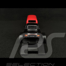 Set Porsche 911 Carrera RS 2.7 1973 on Trailer and Volkswagen T2 Combi 1/38 Welly MAP01023025