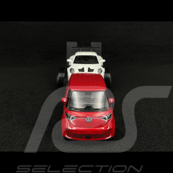 Set Porsche 911 GT3 RS Type 992 2023 on Trailer and Volkswagen ID Buzz Combi 1/38 Welly MAP01024025